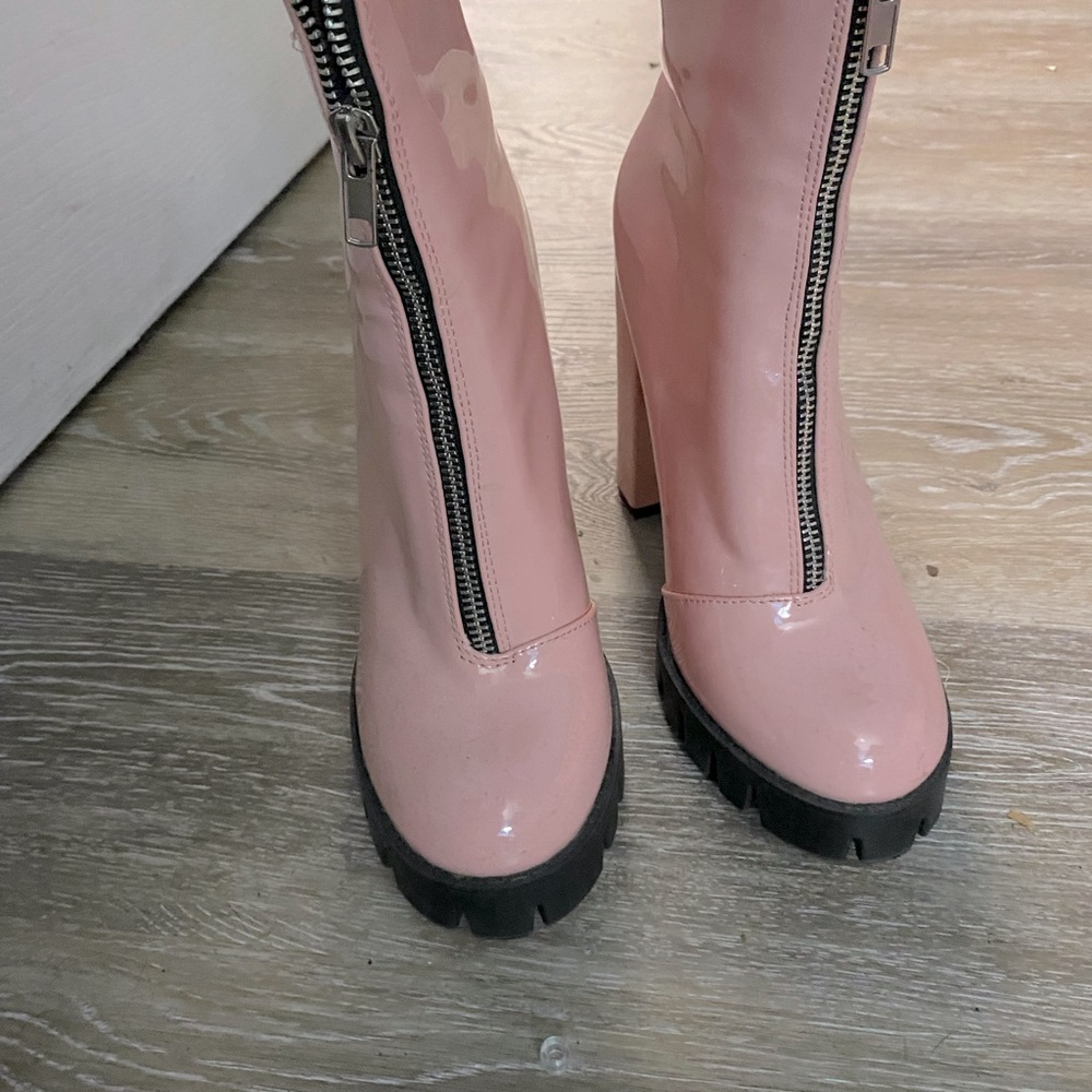 Pink platform  heels